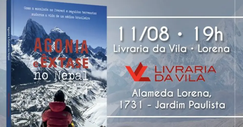 O Nepal é aqui, amanhã na Livraria da Vila-Lorena