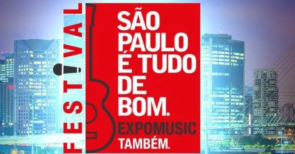 Inscrições para o “São Paulo é tudo de bom, a Expomusic também” se encerram dia 21