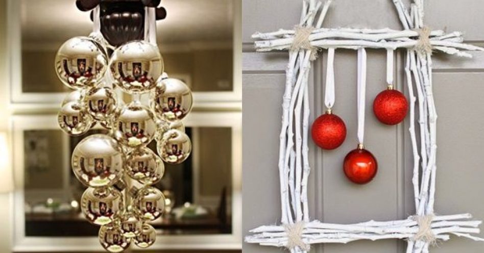 Formas diferenciadas de empregar as bolinhas trazem frescor à decoração natalina
