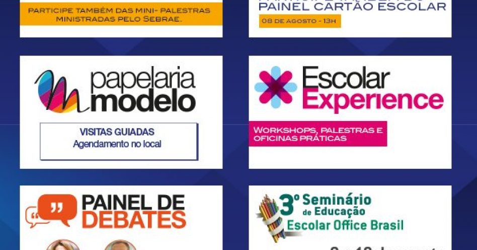 Escolar Office Brasil começou domingo como a principal plataforma de negócios do setor de papelarias