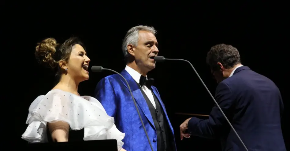 Artistas consagrados participaram dos concertos de Andrea Bocelli em SP