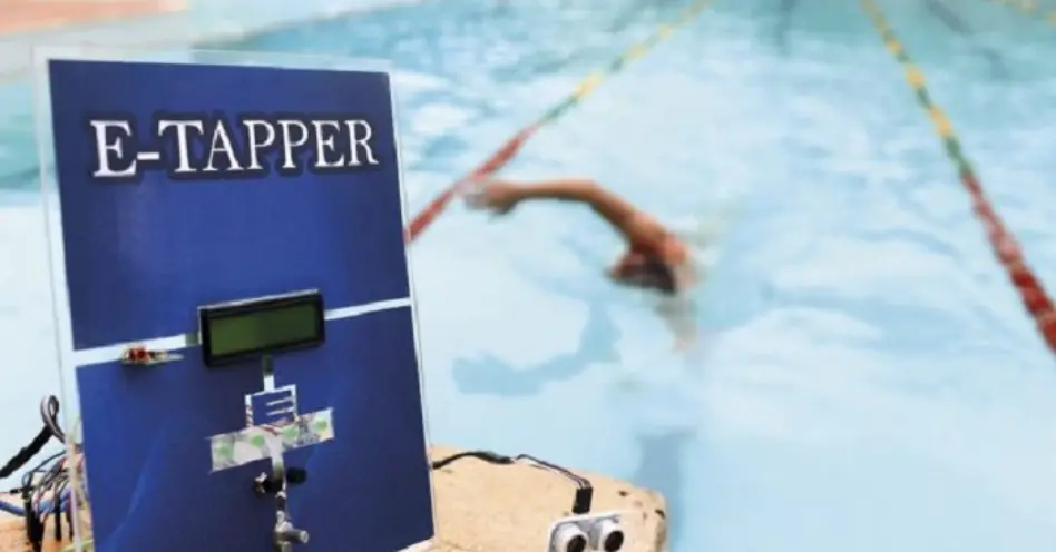 Sensor auxilia nadadores cegos na travessia da piscina