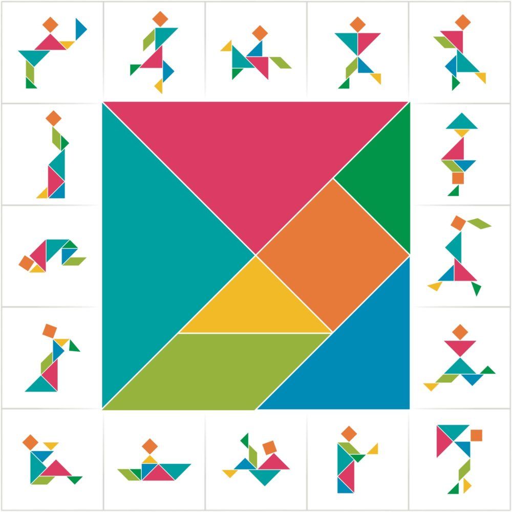 Featured image of post Imagens De Tangram - Führt in zwei banden (tangram 1+2) oder vier.