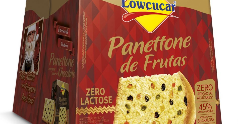 Panettone Lowçucar pode ser consumido por diabéticos e intolerantes a lactose