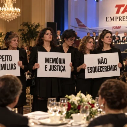 Voo 402 da TAM: as damas de preto