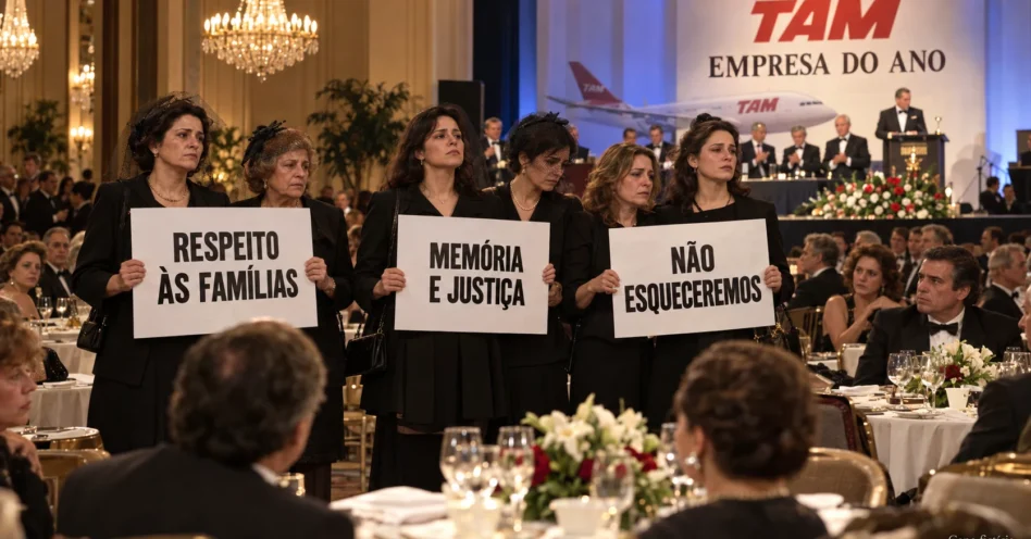 Voo 402 da TAM: as damas de preto